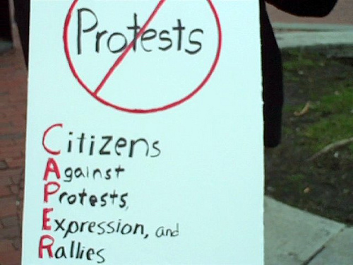 protest sign