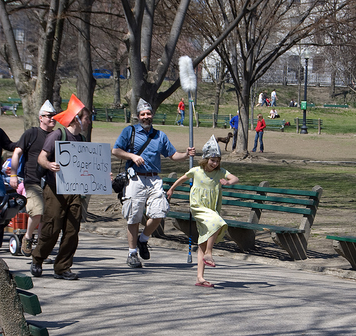 5th Anual Paper Hat Marching Band Parade Picture