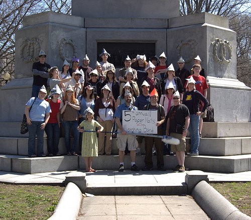 5th Anual Paper Hat Marching Band Parade Picture