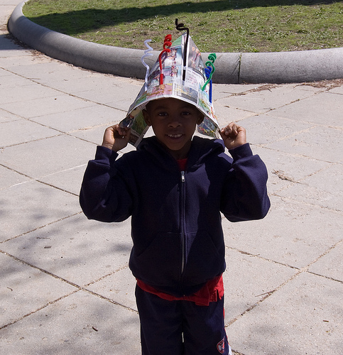 5th Anual Paper Hat Marching Band Parade Picture