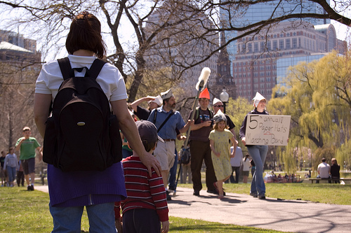 5th Anual Paper Hat Marching Band Parade Picture